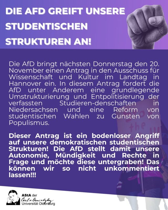 Am Donnerstag gemeinsam auf die Straße! ✊